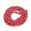 Electroplate Transparent Glass Beads Strands GL-N002-01A-A05-2