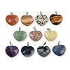 Natural Mixed Gemstone Pendants G-A281-02P-1