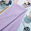 Polyester Mermaid Fish Scale Pattern Fabric DIY-WH0622-024C-5