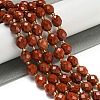 Natural Red Jasper Beads Strands G-N342-52-2