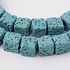 Natural Lava Rock Beads Strands G-L435-01-6mm-14-1