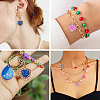 30Pcs 2 Styles UV Plating Acrylic Pendants PACR-TA0001-13-7