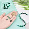 SUPERFINDINGS 2 Strands Natural Fuchsite Beads Strands G-FH0001-63-3