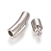Tarnish Resistant 304 Stainless Steel Bayonet Clasps X-STAS-L238-004A-P-3