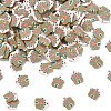 Christmas Handmade Polymer Clay Cabochons PY-CBA2910-01D-1