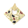 Brass Enamel Pendants KK-M224-04G-1