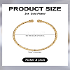 2Pcs Alloy Open Cuff Bangles BJEW-LP0001-11-2