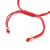 Adjustable Nylon Thread Braided Bead Bracelets BJEW-JB05695-02-3