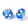 Handmade Lampwork European Beads LAMP-Q029-03E-2