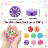 200pcs 8 colors Handmade Polymer Clay Beads CLAY-SP0001-05-2