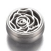 304 Stainless Steel Diffuser Locket Aromatherapy Essential Oil AJEW-N025-08P-5