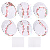 60Pcs 6 Styles Baseball Paper Gift Tags CDIS-CA0001-17-1