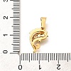 Brass Micro Pave Clear Cubic Zirconia Pendants KK-Q040-07A-G-3