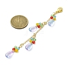 Glass Beaded Pendant Decorations HJEW-JM02819-02-3