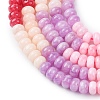 Gradient Color Natural White Jade Beads Strands G-NH0006-A12-01-5
