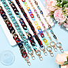 Transparent Acrylic Twisted Chain Bag Decorative Chains HJEW-YW00116-02-5