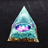 Luminous Constellation Orgonite Pyramid Resin Energy Generators PW-WGB3061-11-1