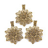 Tibetan Style Alloy Focal Pendants GLF9727Y-NF-1