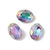 Glass Rhinestone Cabochons RGLA-L029-02B-BBLA-1