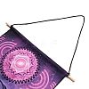 Chakra Theme Linen Wall Hanging Tapestry DJEW-B006-03D-3