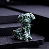 Natural Qinghai Jade Carved Dog Statue PW-WG97821-18-1