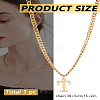 1Pc 304 Stainless Steel Letter Pendant Necklaces NJEW-LP0001-33T-G-2
