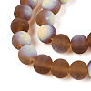 Frosted Transparent Glass Beads Strands LS-GLAA-T032-T8mm-MBB23-3