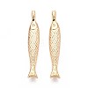Brass Pendants X-KK-T071-33G-1