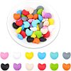 CHGCRAFT 48Pcs 12 Colors Food Grade Eco-Friendly Silicone Beads SIL-CA0001-43-1