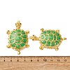 304 Stainless Steel Enamel Big Pendants STAS-L299-24G-04-3