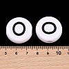Opaque Acrylic European Beads AC-CBA3BDD-01O-3