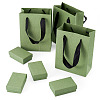 4Pcs Rectangle Paper Jewelry Display Cases CON-TA0001-39B-01-1