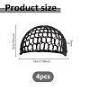 4Pcs Polyester Elastic Wig Caps DIY-DC0004-14-2