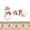 Christmas Alloy Enamel Pendants ENAM-I073-03G-3