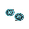Synthetic Turquoise Pendants PALLOY-N157-034-3