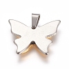 304 Stainless Steel Pendants X-STAS-I131-13GP-2