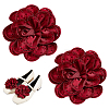 Cloth & Iron Shoe Buckle Clips HJEW-ME00088-02-1
