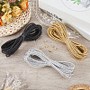 15M 3 Colors Braided Round Soft PU Imitation Leather Cords OCOR-CL0001-11B-4