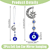 DICOSMETIC 2Pcs Blue Evil Eye Car Hanging Ornament HJEW-DC0001-12-2