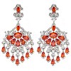 Brass Micro Pave Cubic Zirconia Dangle Stud Earrings EJEW-H014-16P-07-1