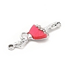 Rack Plating Alloy Enamel Pendants LS-ENAM-M051-03P-C-3