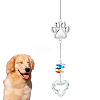 Colorful K9 Glass with Alloy Suncatchers for Outdoor Garden Hanging Decoration HJEW-WH0069-38A-1
