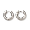 202 Stainless Steel Polishing Hoop Earrings EJEW-M106-02P-01-4
