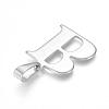 Tarnish Resistant 304 Stainless Steel Pendants STAS-F106-95P-B-2