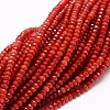Dyed Natural Malaysia Jade Rondelle Beads Strands X-G-E316-2x4mm-25-3