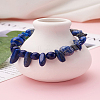 Kissitty 4 Strands 4 Style Natural Lapis Lazuli Beads Strands G-KS0001-12-15