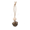 3Pcs 3 Colors Iron Bell Pendant Decoration HJEW-JM02228-3