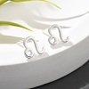 S925 Sterling Silver Stud Earrings EJEW-K303-01S-07-3