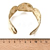 Boho 304 Stainless Steel Hammered Texture Cuff Bangles SA-CBA1E89-01B-G-5