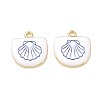Printed Brass Pendants KK-CBAF9BC-04G-02-1